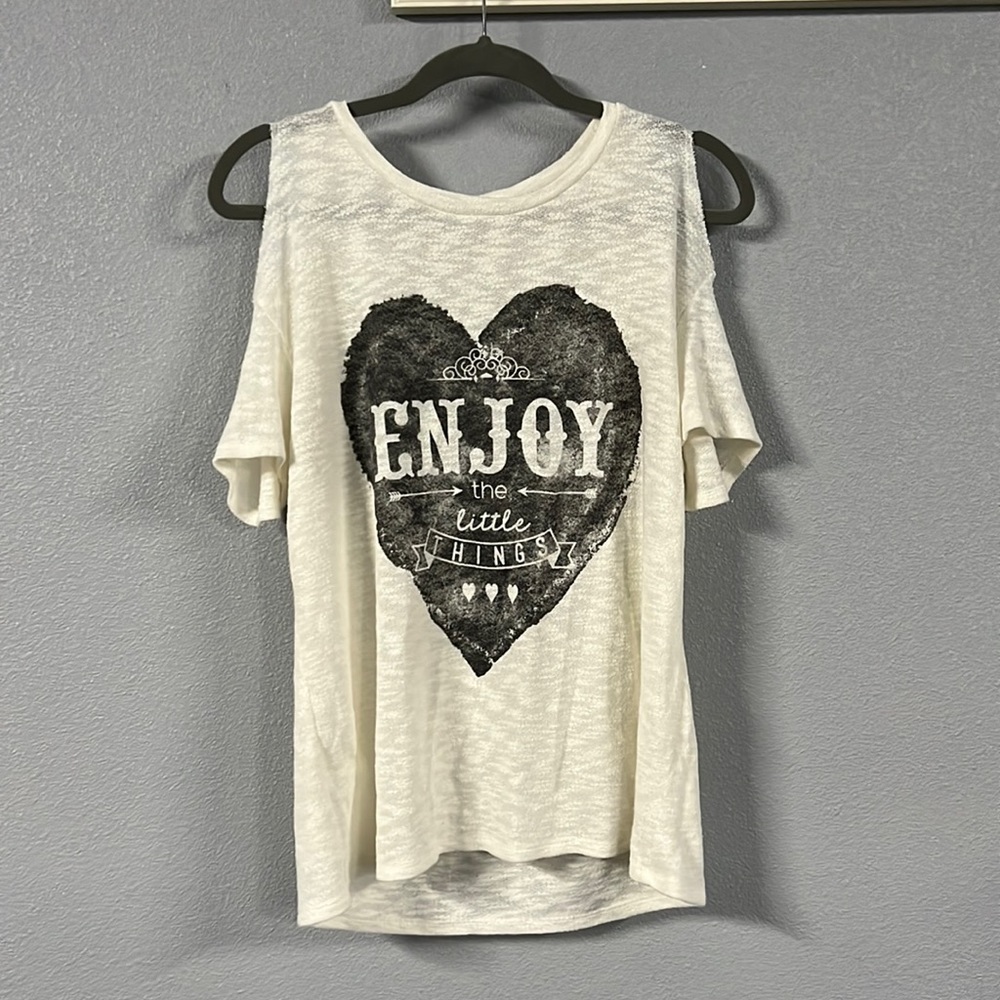 Off the shoulder shirt